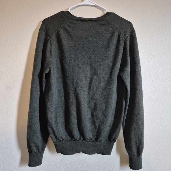 Polo by Ralph Lauren Men's Green V-Neck Sweater - Picture 4 of 4